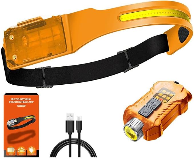 Headlamp 3 Packs, 230° Wide Beam Super Bright Head Lights, Detachable Mini by Unknown