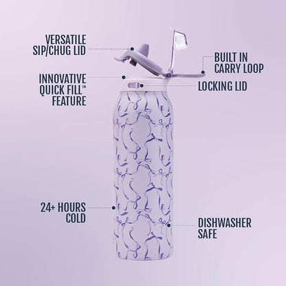 Ello Pop & Fill 32oz Stainless Steel Water Bottle - Image 3