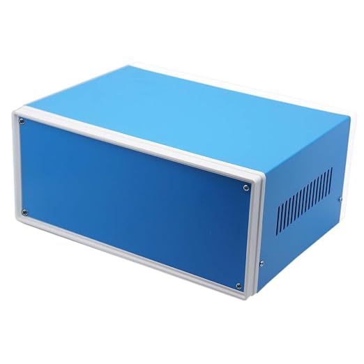 Zulkit Junction Box Blue Metal Project Box DIY Electric Enclosure Case - Image 8