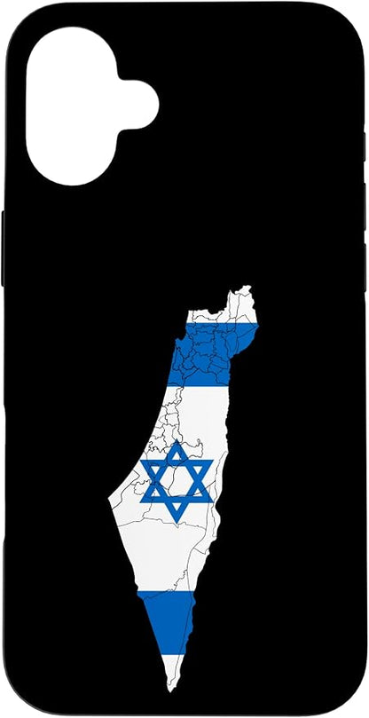 Israel National Flag Distressed Map Case by Unknown