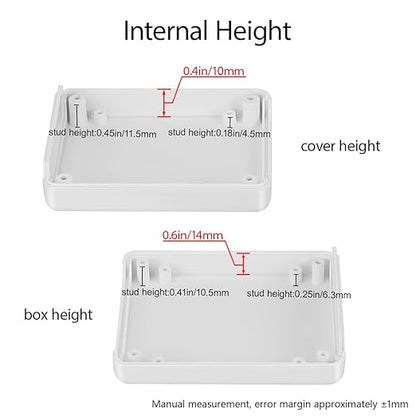 LeMotech Project Box 10 Pieces ABS Plastic Electrical Project Case Small - Image 4