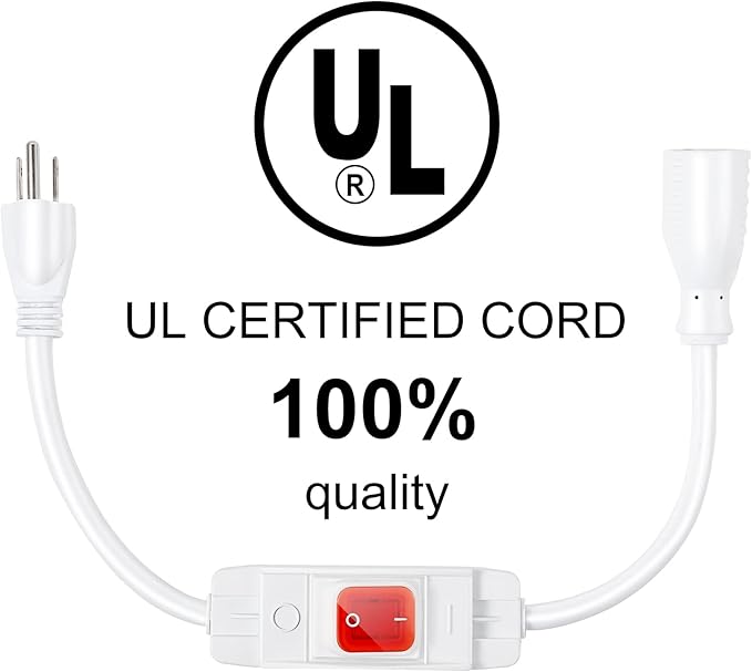 Outdoor Waterproof On/Off Switch Extension Cord, Heavy Duty 125v/250v Black - Image 2