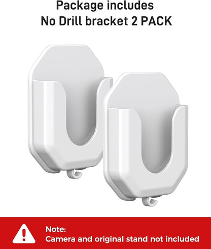 No Drill Ring Indoor Cam Adhesive Wall Mount Bracket, Strong Durable Adhesive - Image 6