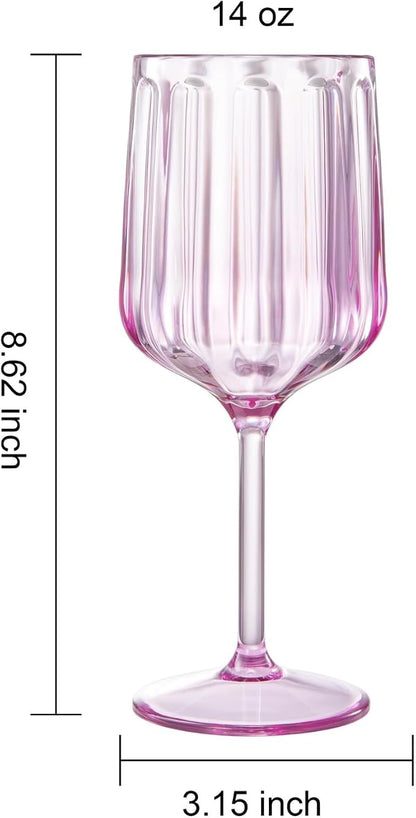 Khen Acrylic Lucia Stemmed Goblets - Image 9