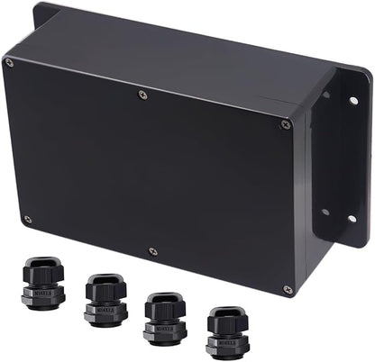 Project Box ABS Black Electrical Boxes IP65 Outdoor Waterproof Box Electronic by Raculety