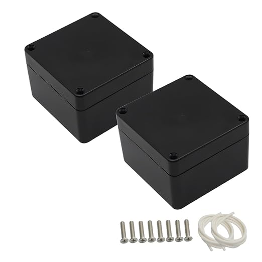 LeMotech ABS Plastic Electrical Project Case Power Junction Box, Project Box by LeMotech