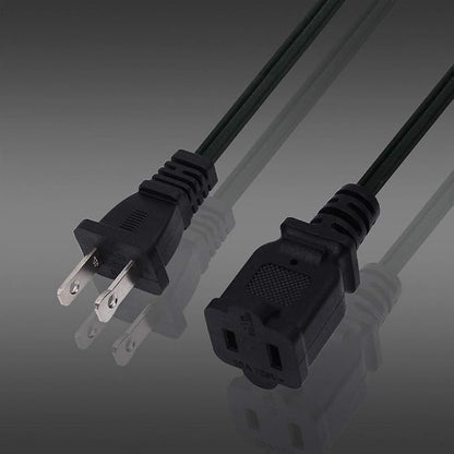 2-Pack Extension Cord 2 Prong, 5FT Short and Small Etension Cords Male/Female - Image 9