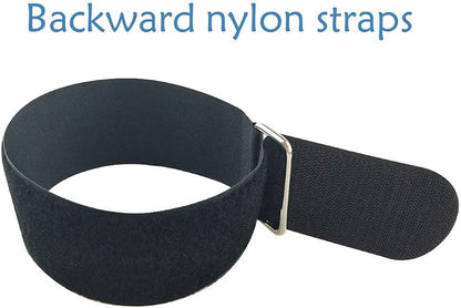 YiwerDer 6Pcs 24" x 2" Nylon Heavy Duty Reusable Hook and Loop Cinch Straps - Image 3
