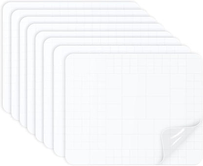 OAZ 8 Pieces 7.87 x 5.9 inch Clear Tent Repair Patches Waterproof Tape by OAZ