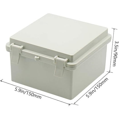 Zulkit 2pcs Junction Box ABS Plastic Dustproof Waterproof IP65 Electrical Boxes - Image 2