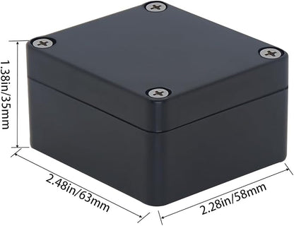 Project Box IP65 Waterproof Junction Box ABS Plastic Black Electrical Boxes DIY - Image 2