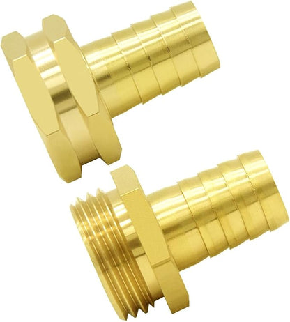 Hooshing 3/4" Garden Hose Repair Kit Solid Brass Water Hose Mender Male and - Image 4