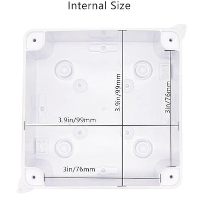 Junction Box, Reserved Holes Electrical Boxes Waterproof IP65 ABS Plastic - Image 5