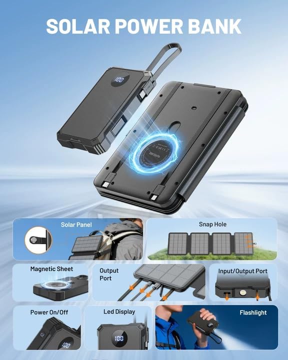 SOLUPUP Solar Charger Power Bank 10000mAh - Image 8