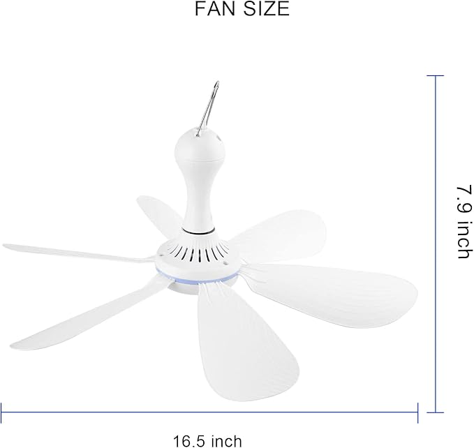 Silent USB Powered Ceiling Fan - Image 7