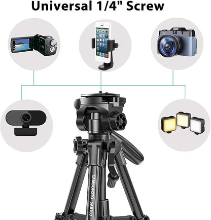 CAMBOFOTO 30"-Camera-Tripod, Porfessional Aluminum Heavy Duty Tripod Stand - Image 5