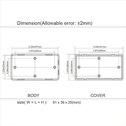 LeMotech Project Box 10 Pieces ABS Plastic Electrical Project Case Small - Image 7