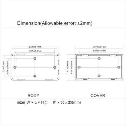 LeMotech Project Box 10 Pieces ABS Plastic Electrical Project Case Small - Image 7