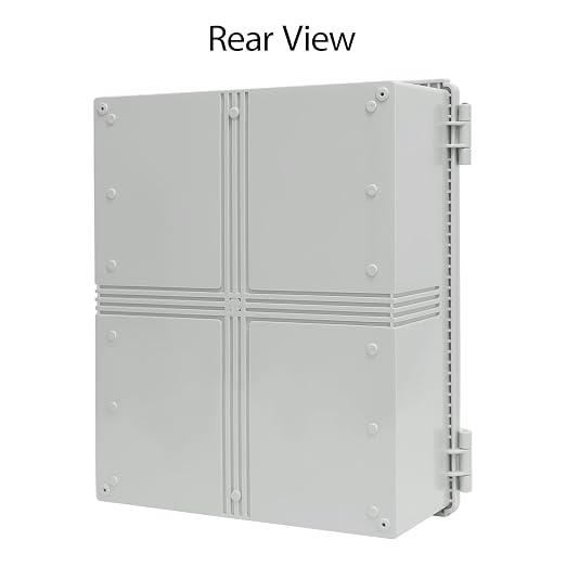LeMotech Electrical Box, IP67 Waterproof Hinged Cover Stainless Steel Latch - Image 7