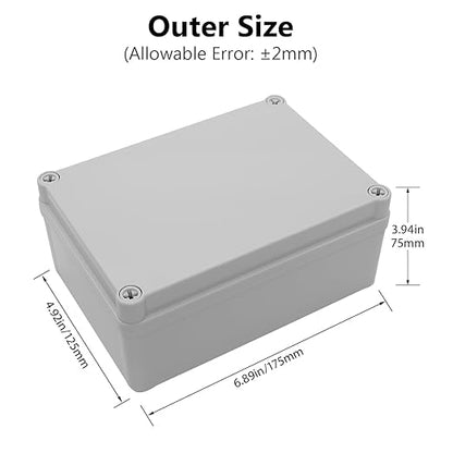 LeMotech Junction Box IP67 Waterproof Dustproof ABS Plastic Project Box - Image 2