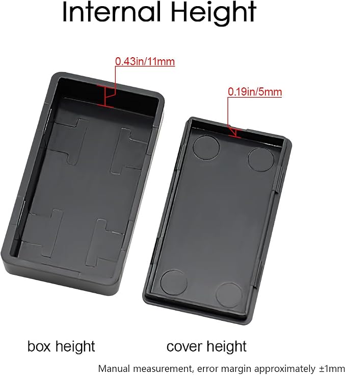 LeMotech Project Box 10 Pieces ABS Plastic Electrical Project Case Small - Image 4