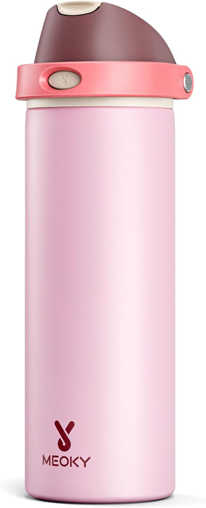 24 oz Insulated Water Bottle for Sports: Meoky Stainless Steel Water Bottle by MEOKY