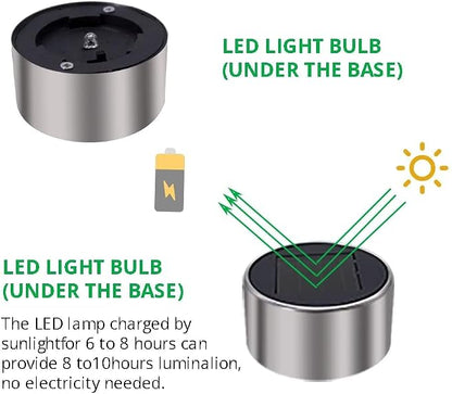Dream Master Solar Lights Outdoor Waterproof, Stainless Steel LED Landscape - Image 8
