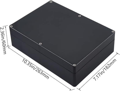 Project Box IP65 Waterproof Junction Box ABS Plastic Black Electrical Boxes DIY - Image 2