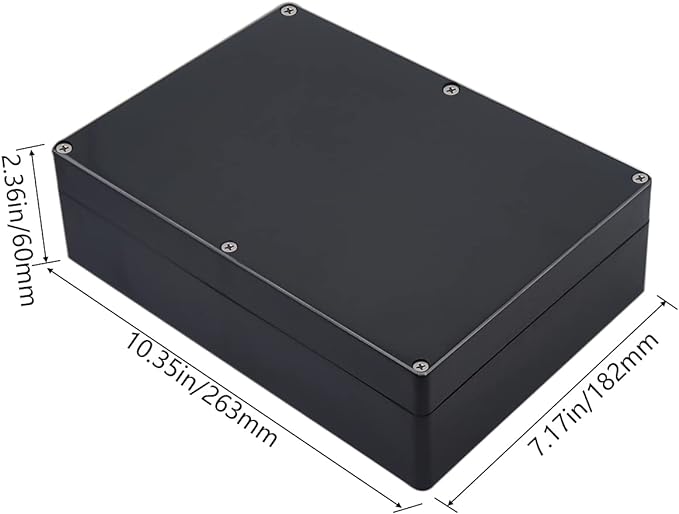Project Box ABS Black Electrical Boxes IP65 Outdoor Waterproof Box Electronic - Image 3