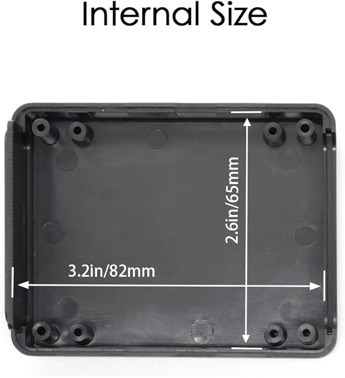 LeMotech 5 Pieces ABS Plastic Electrical Project Case Power Junction Box - Image 3