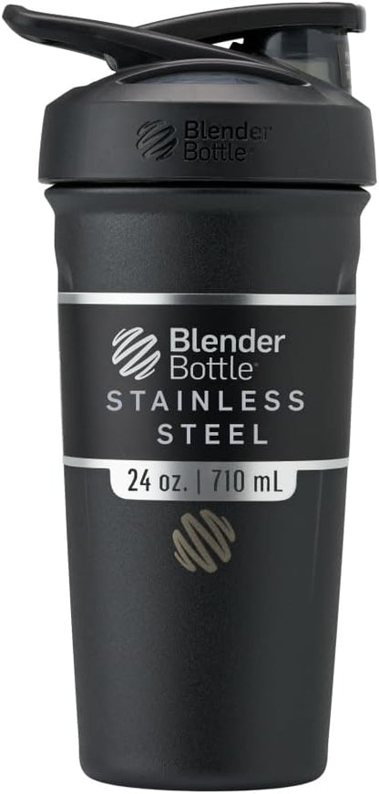BlenderBottle Strada Shaker Cup Insulated Stainless Steel Water Bottle by BlenderBottle