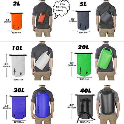 Unigear Dry Bag Waterproof, 2L/5L/10L/20L/30L/40L Floating and Lightweight Bags - Image 6