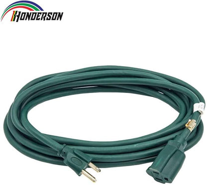 25FT Outdoor Extension Cord-16/3 SJTW Durable Green Extension Cable - Image 2