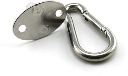 heyous 2 Set M6 Suspension Ceiling Wall Mount U Hook Anchor Hanger Stainless - Image 3
