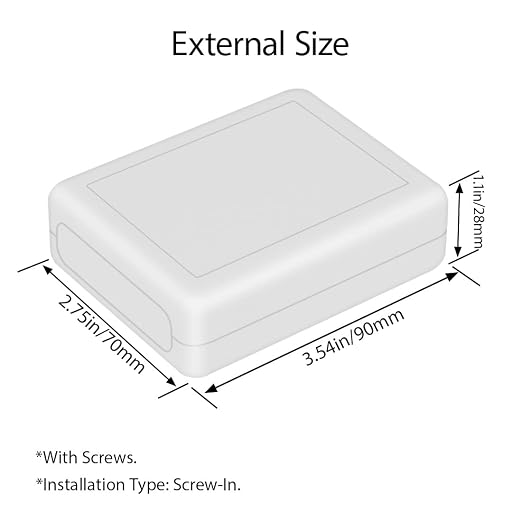 LeMotech Project Box 10 Pieces ABS Plastic Electrical Project Case Small - Image 3