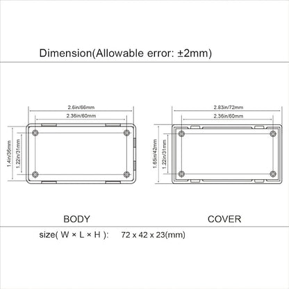LeMotech Project Box 10 Pieces ABS Plastic Electrical Project Case Small - Image 7