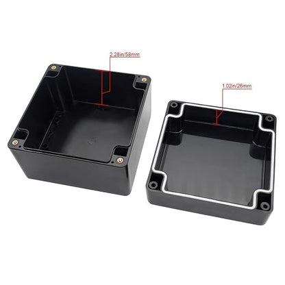 LeMotech ABS Plastic Electrical Project Case Power Junction Box, Project Box - Image 3