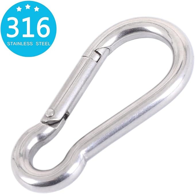 PROND Carabiner Clip, Heavy Duty Carabiner Clips, 316 Stainless Steel Carabiner - Image 2