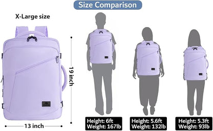 MATEIN Carry on Backpack for Women, 40L Heavy Duty Travel Backpack Airplane - Image 8