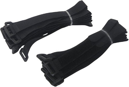 YiwerDer 8 Inch Hook and Loop Straps Reusable Fastening Cable Strap, Durable - Image 4
