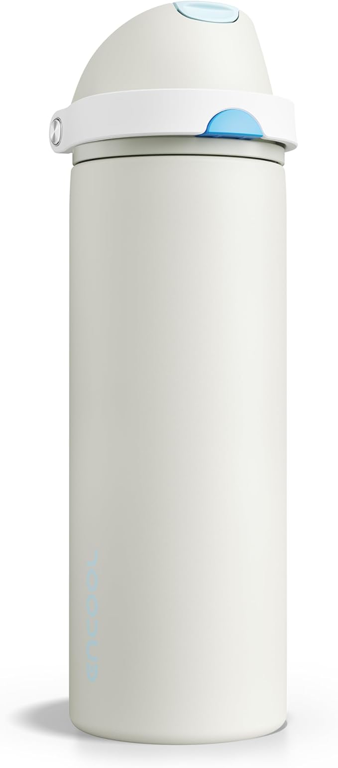 Insulated Water Bottle with Straw by ENCOOL