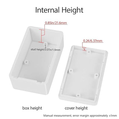 LeMotech Project Box 10 Pieces ABS Plastic Electrical Project Case Small - Image 4