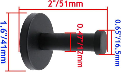 Wall Hooks Heavy Duty Coat Hooks Stainless Steel Clothes Hanger - Image 2