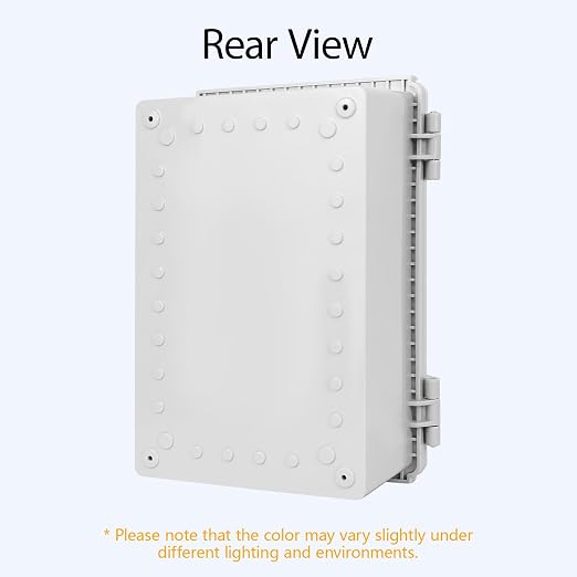 LeMotech Electrical Box, IP67 Waterproof Hinged Cover Stainless Steel Latch - Image 6