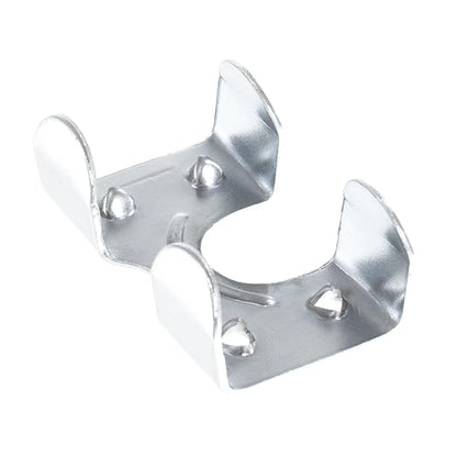 Rope & Cord Metal Clips for Rope, String – Heavy Duty Zinc Plated Double Rope - Image 2