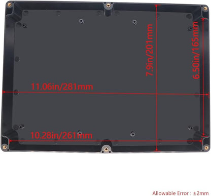 Project Box IP65 Waterproof Junction Box ABS Plastic Black Electrical Boxes DIY - Image 3