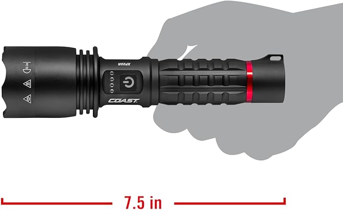 Coast XP20R 4000 Lumen USB-C Rechargeable LED Flashlight - Image 11