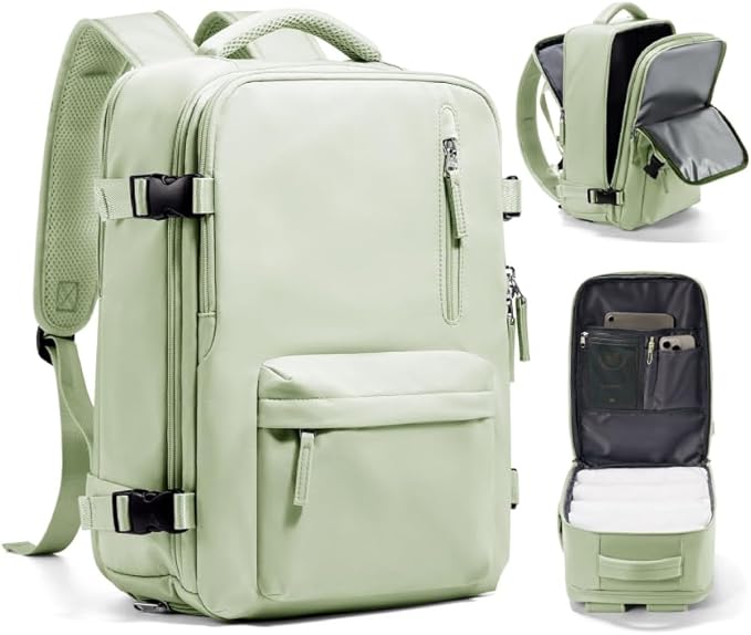 WONHOX Large Travel Backpack Carry on Flight Approved Laptop Work Business by WONHOX