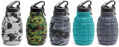 QiCheng&LYS 19.5oz Collapsible Travel Water Bottle, Reuseable BPA Free Silicone - Image 8