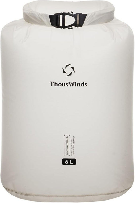 Thous Winds Dry Bag, 6L Ultralight Waterproof Dry Storage, Roll Top Lightweight by ThousWinds